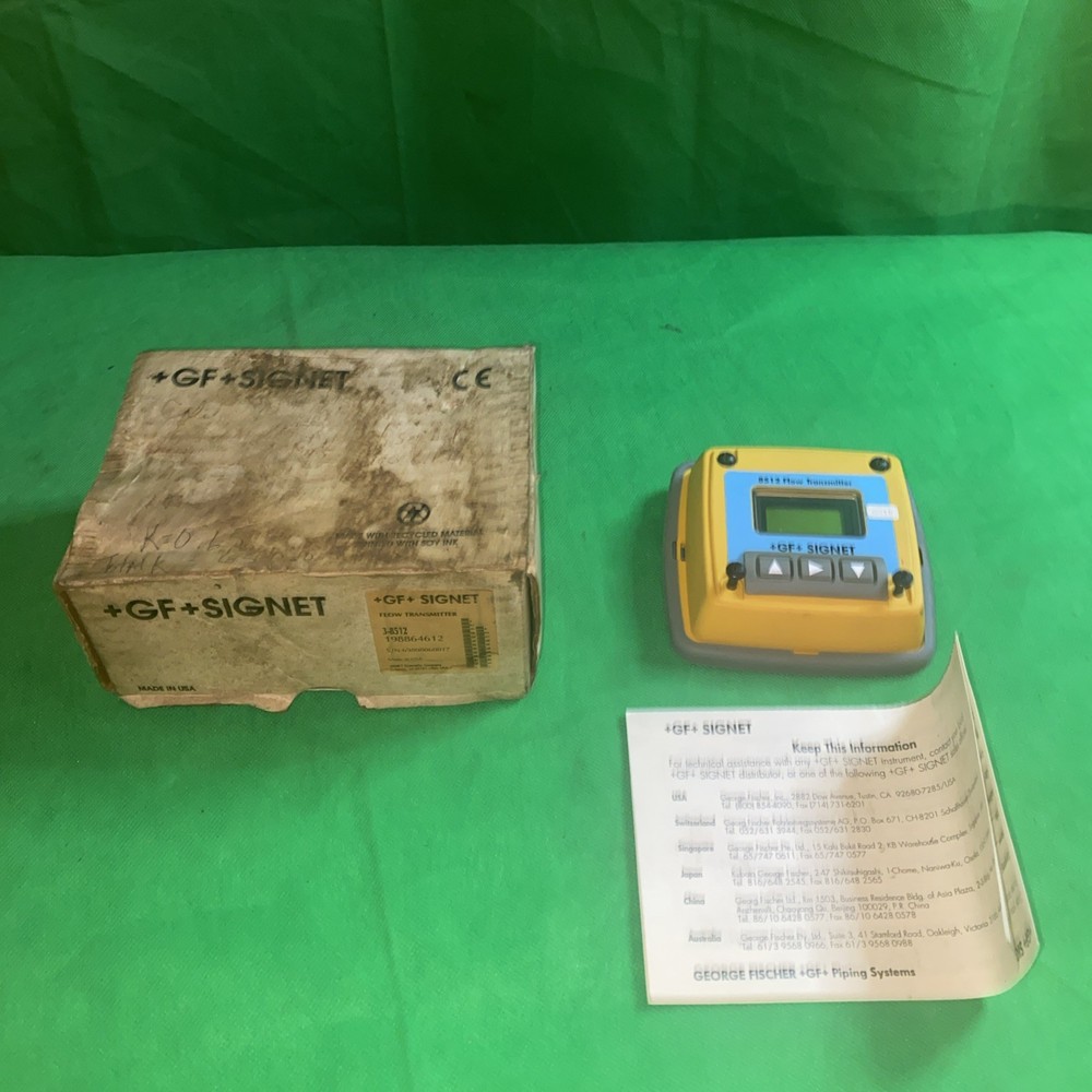 +GF+Signet 8512 Flow Transmitter