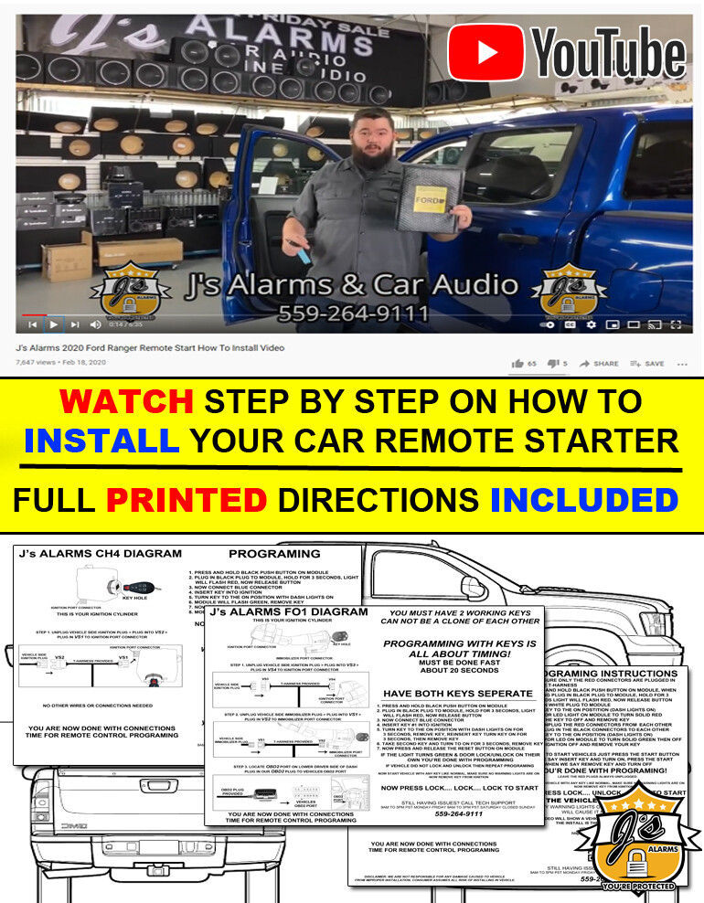 Js Alarms Plug & Play Remote Start Self Install Starter For 2007 Saturn Aura GM2