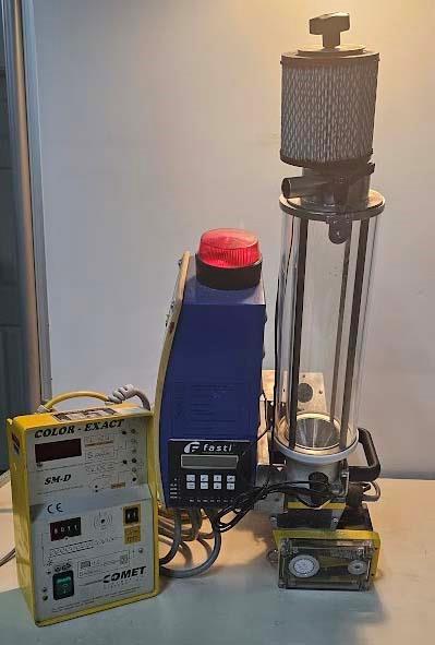 Comet Color-Exact 1100 SM-D Volumetric Feeder w/ Controller & Fasti ERD Dryer ++