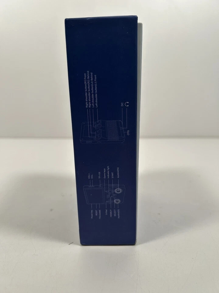 Handheld Game Console, Portable Gaming System, Purple Transparent