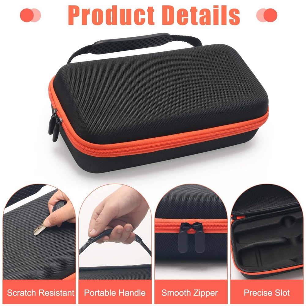 Coitak Wireless Microphone Case for JBL 2 Medium, Black