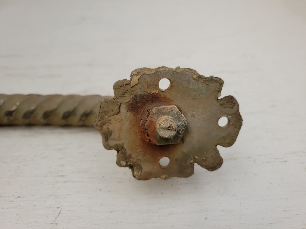 Vintage Gothic Craftsman Cast Iron Door Pull Handle Decorative