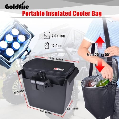 Defender Center Cooler Underseat Storage Box Bin Universal UTV Removable