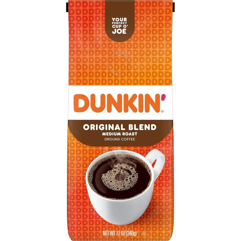 Dunkin’ Blend Medium Roast Ground Coffee, 12 Oz. Bag