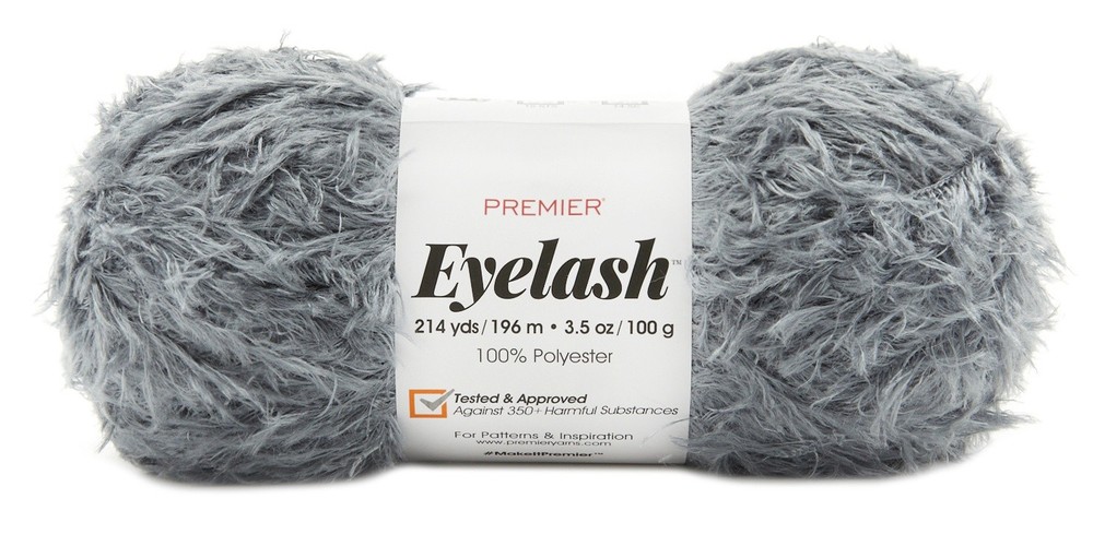 Premier Yarns Eyelash Yarn-Charcoal