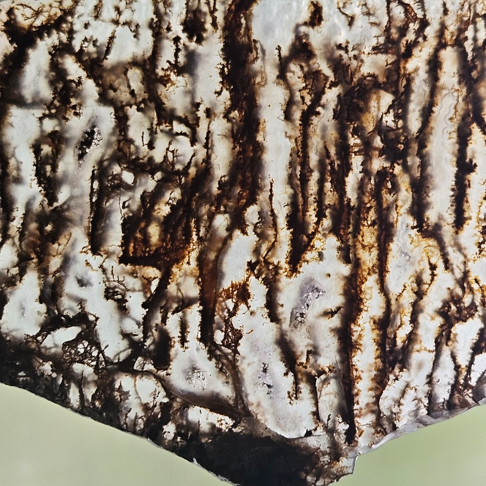 Plume Agate Thin Slab 63 Grams