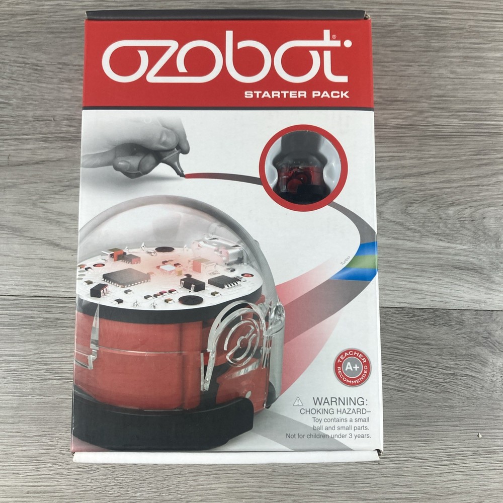 Ozobot Starter Pack Programmable Robot Lava Red OZO-030301-04
