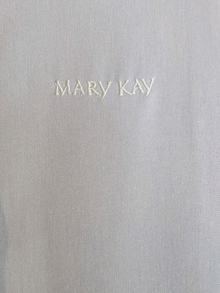 Mary Kay Silver/Light Grey Consultant Smock Lab Jacket - Large