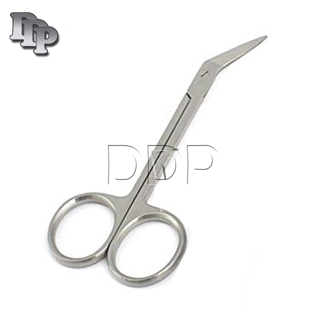 1 NEW STAINLESS STEEL IRIS ANGULAR SCISSORS 4.5" SURGICAL INSTRUMENT
