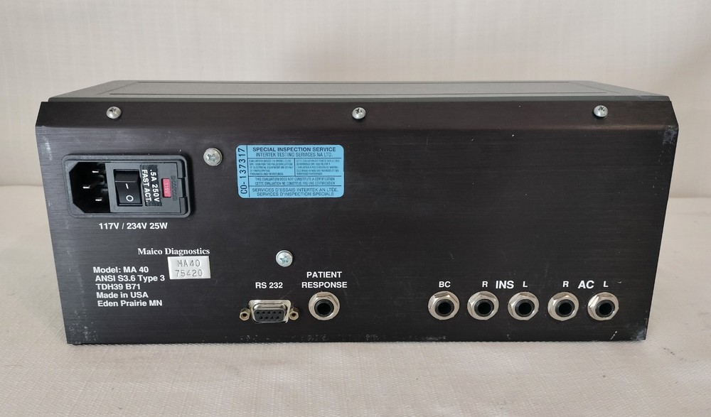 MAICO MA 40 AIR/BONE PORTABLE AUDIOMETER