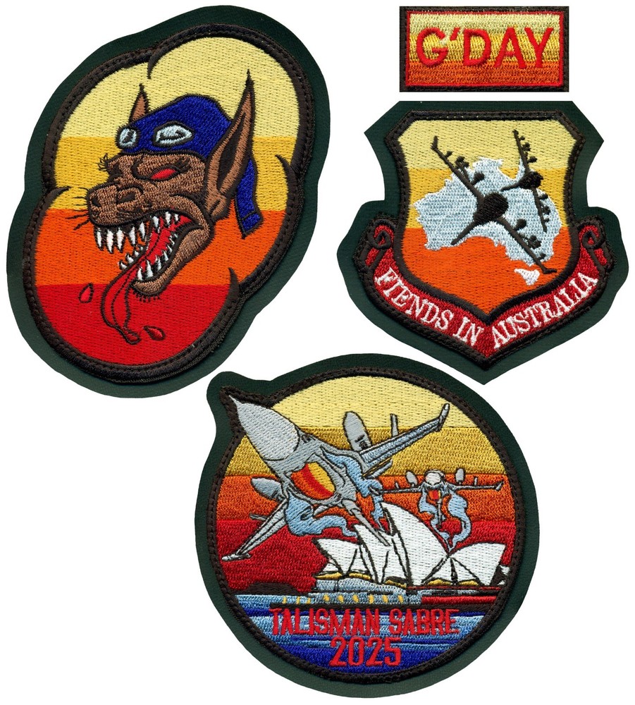 USAF 36th FIGHTER SQUADRON – TALISMAN SABRE 2025 SET PATCH - SET