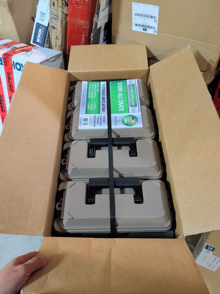 NEW Greenmade Multi-Purpose Storage 4 Units & Tray | Lockable & Water-Resistant!