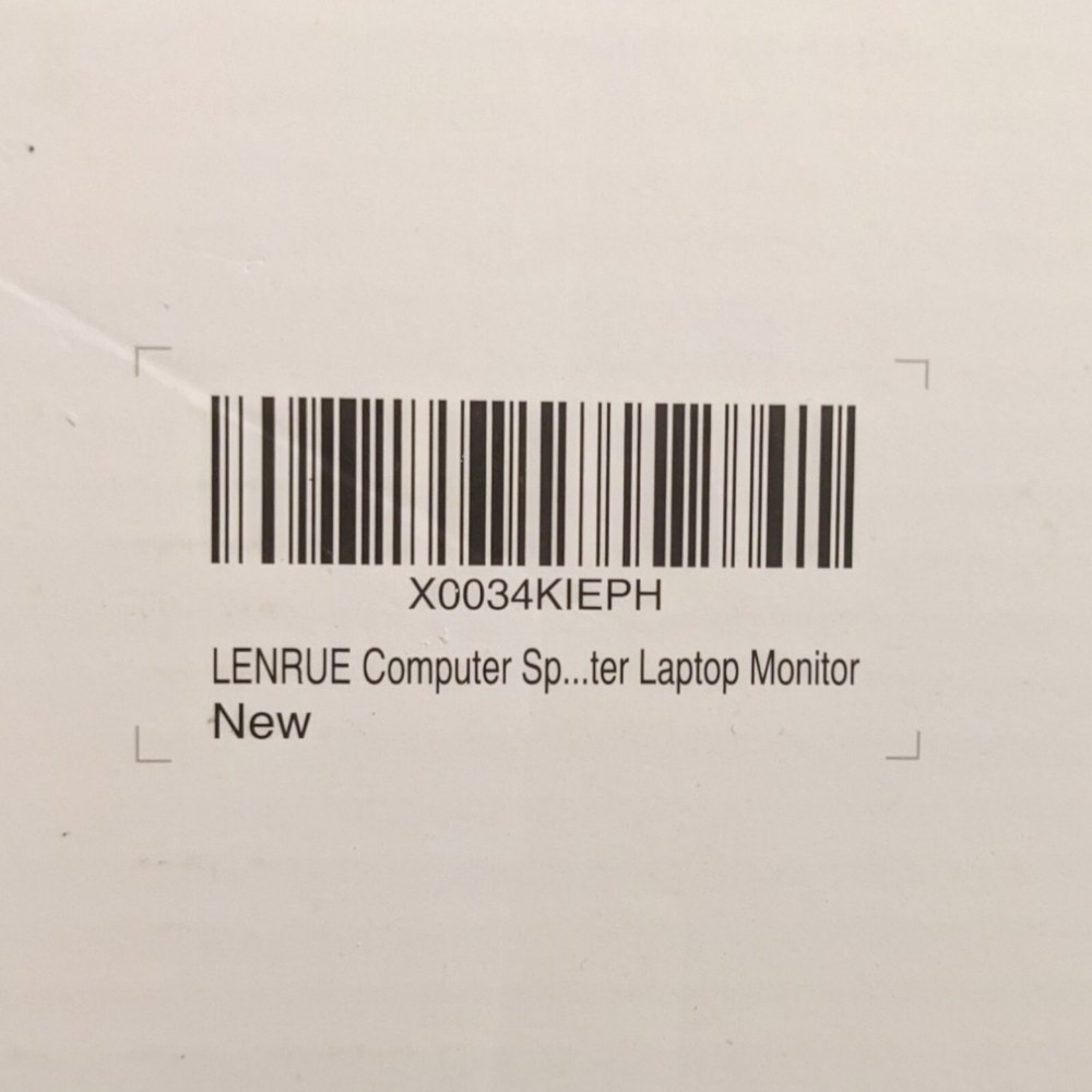 LENRUE Wired USB-Powered Computer Speaker A39 Pro in Black