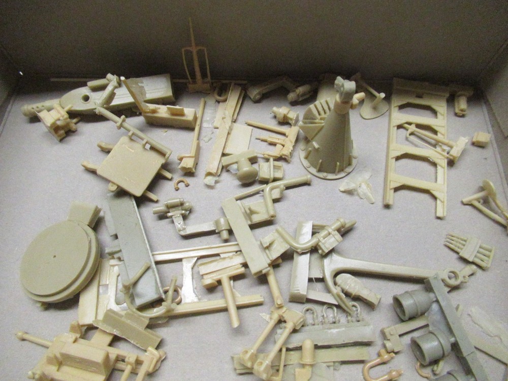 Fire Boat Parts For A Plastic Model Kit