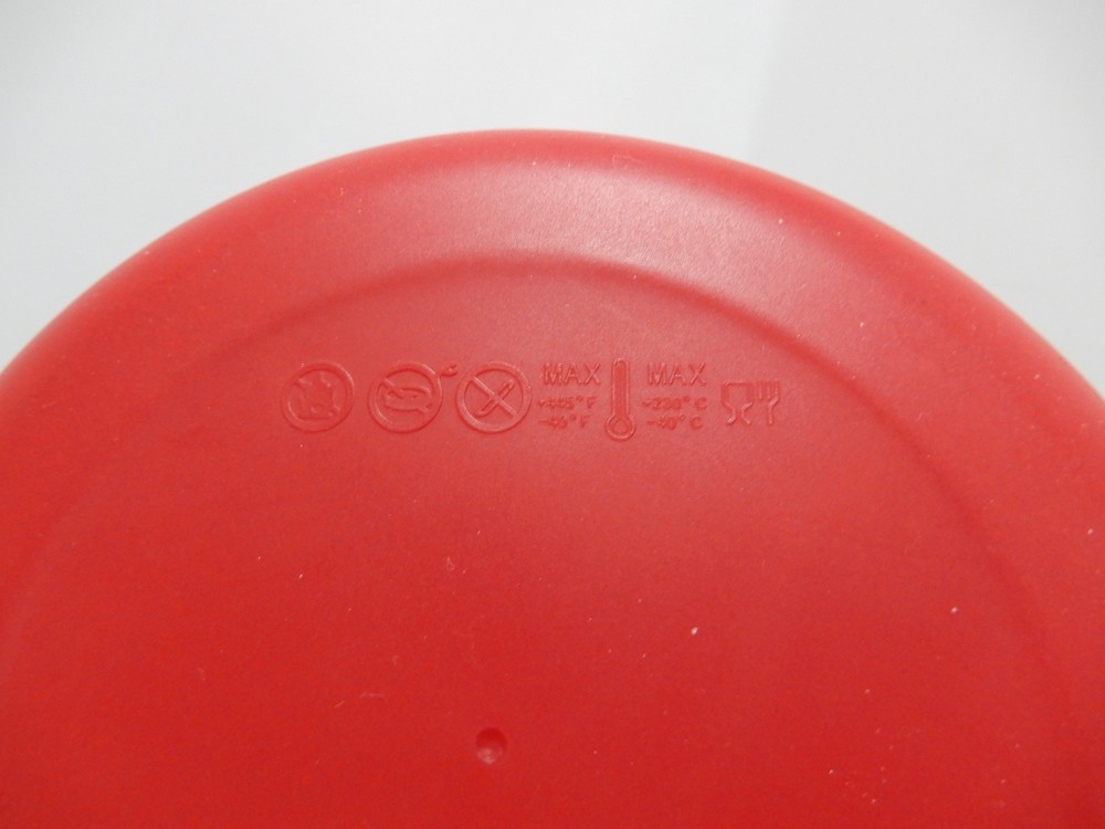 Pampered Chef Red Microwave Popcorn Maker w/Instructions 1457 EUC