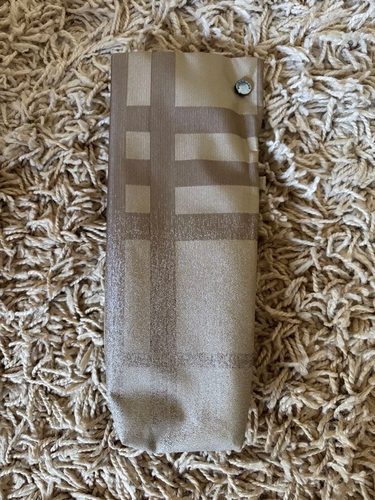 BURBERRY Folding Umbrella Check pattern Glitter Finish New Without Tag Authentic