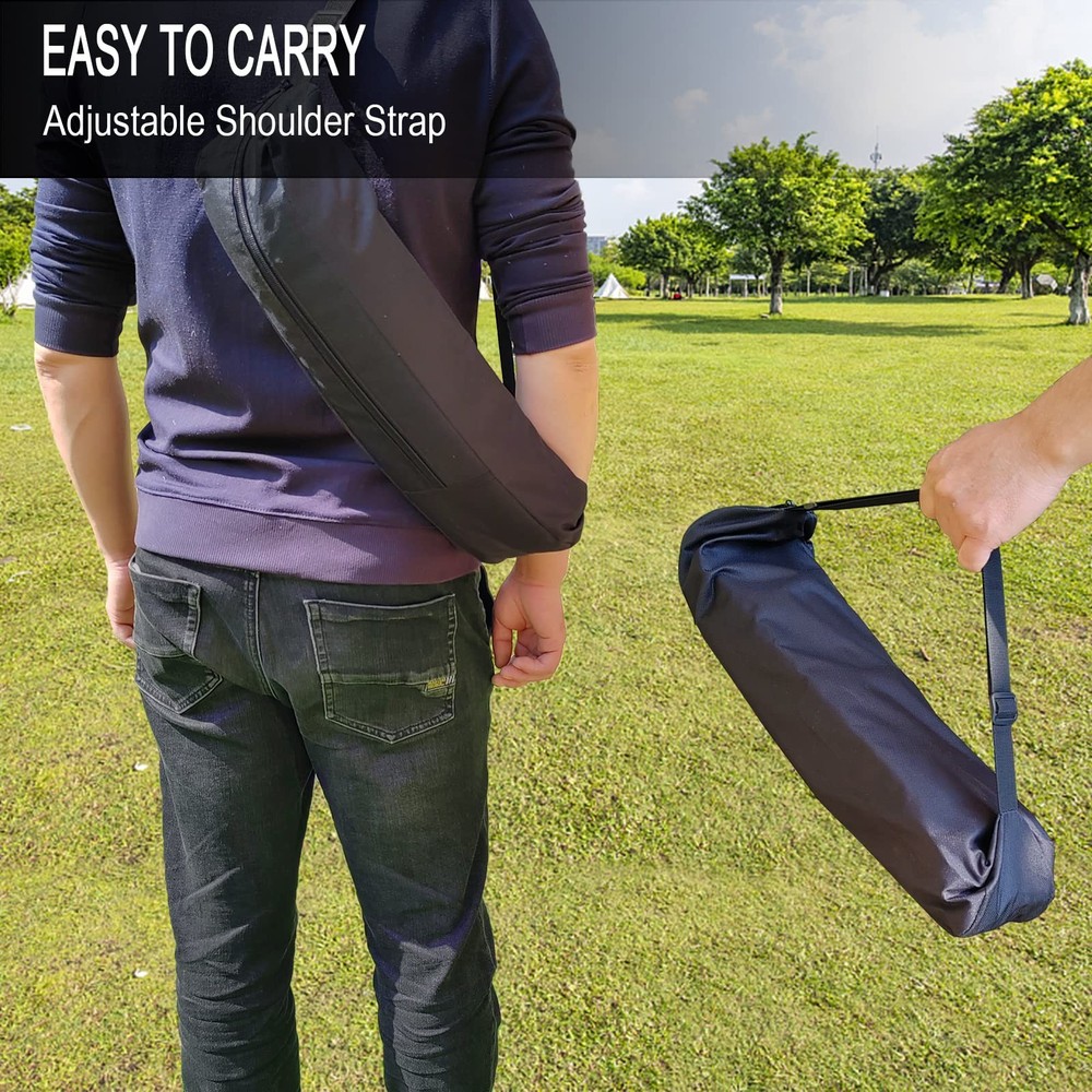 Grill Tool Storage, BBQ tools Bag (Oxford Cloth), Foldable Grilling black