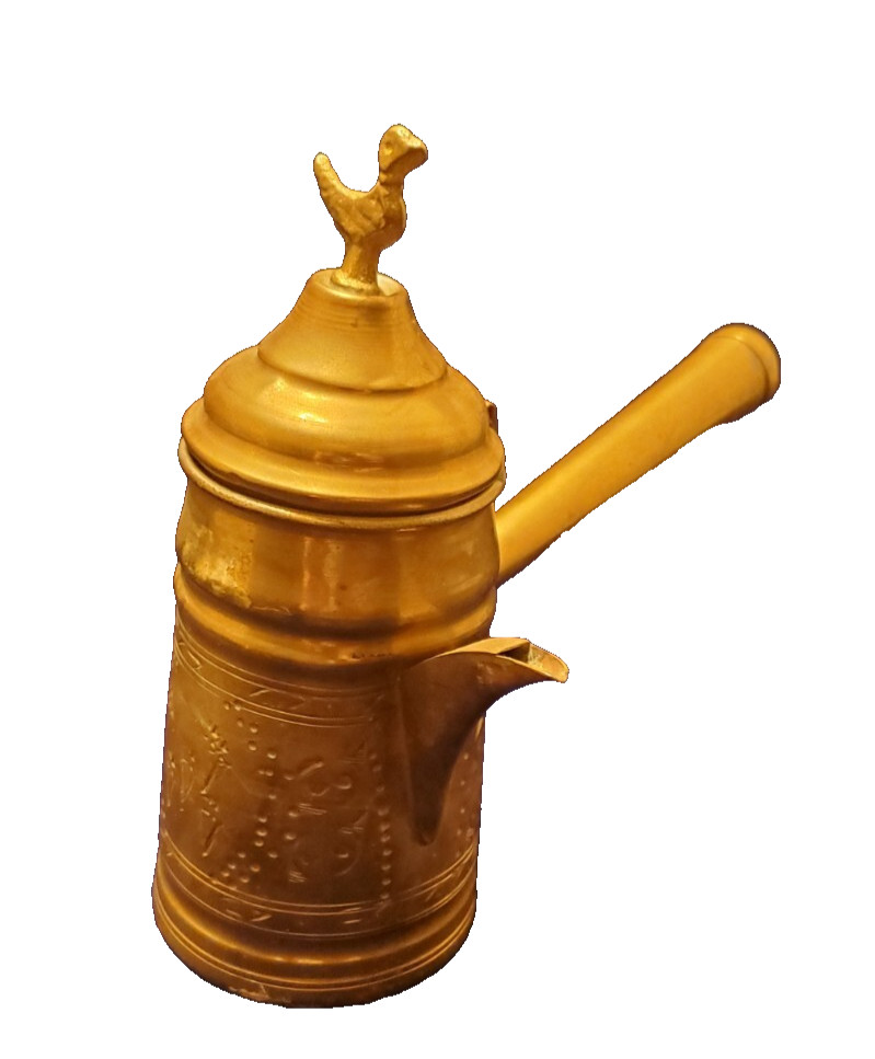 1900's Brass Middle Eastern Coffee Pot