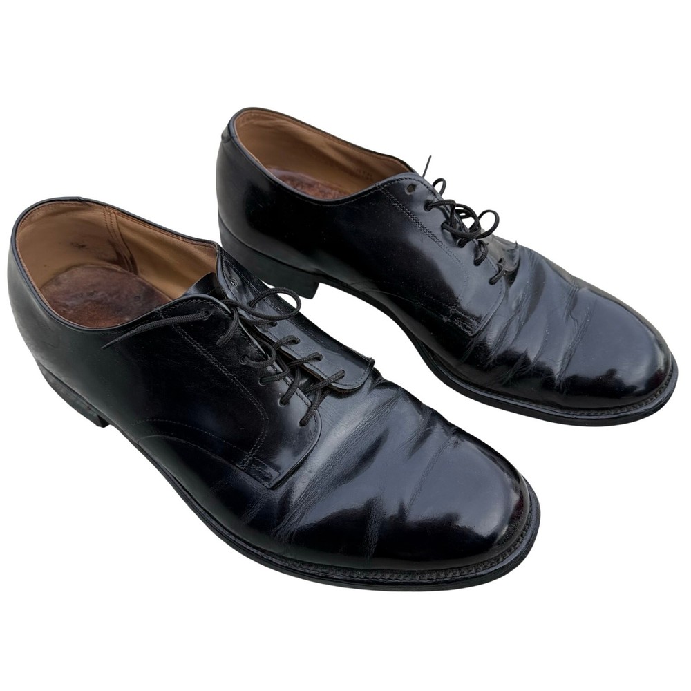 Vintage 1968 Vietnam D.J LEAVENWORTH 11 USA Leather Oxford Military Dress Shoes