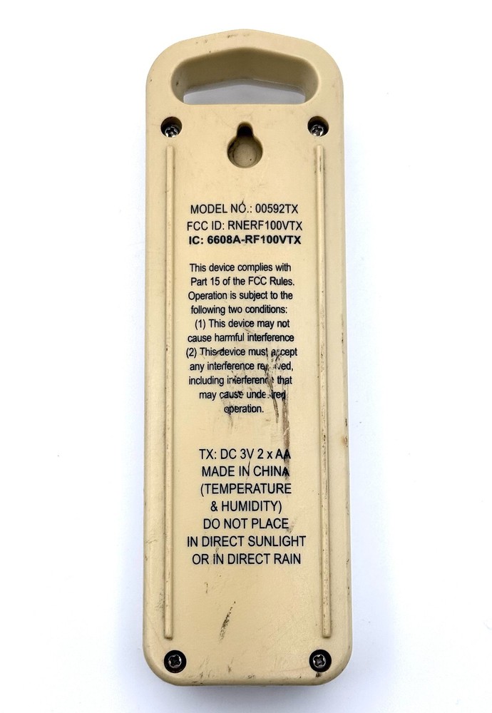AcuRite Wireless Indoor Outdoor Temperature/Humidity Sensor 00592TX Sensor ONLY
