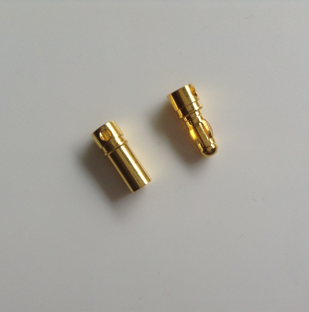 5 pair diameter 3.5mm length 16mm Brushless Motor Power Connector Rc Boat 252