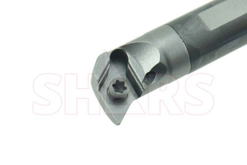 SHARS 3/8" RH SDUCR Coolant Through Indexable Solid Carbide Boring Bar DCMT S]