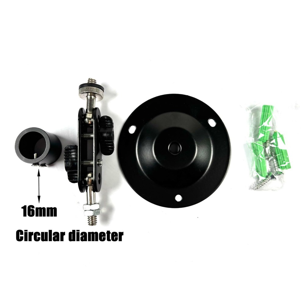Laser Module Bracket 360-Degree Adjustable Positioning Bracket 16mm 4-Pack Bl...