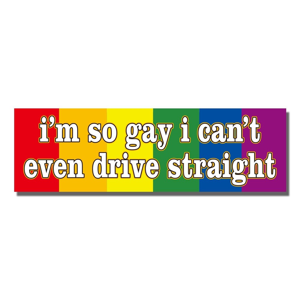 WZCNDIDI I'm So Gay I Can't Even Drive Straight - Rectangular, Rectangular