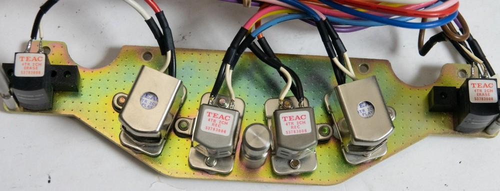 TEAC X-1000R Head Stack Low Wear CLEAN + TESTED. PLEASE READ