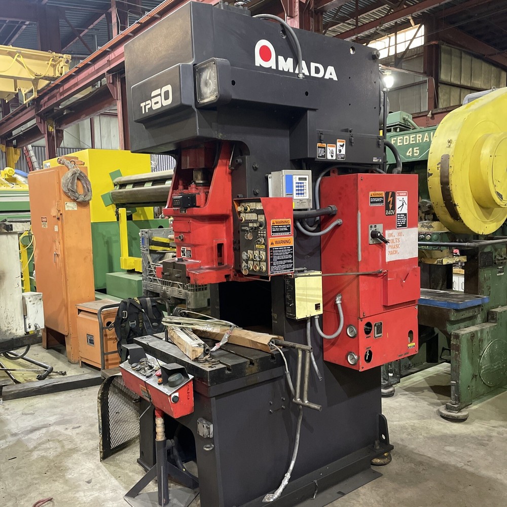 60 Ton Amada Gap Frame Press Model: TP-60