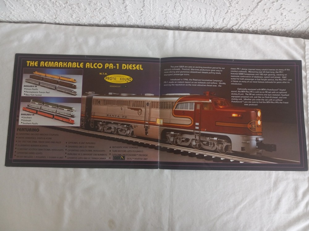 MTH ELEVTRIC TRAINS Spring 1994 Catalog in Excellent Condition