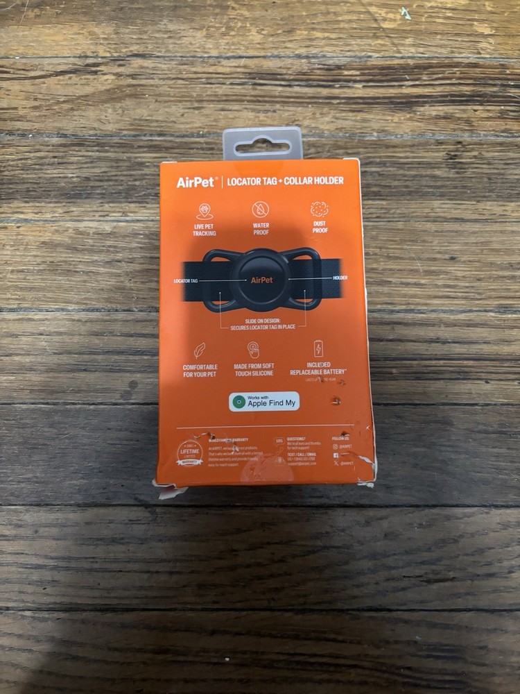 airpet locator tag and collar holder