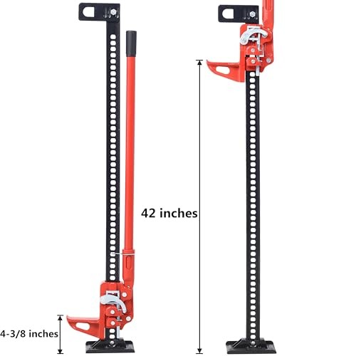 Farm Jack 48 inches Red