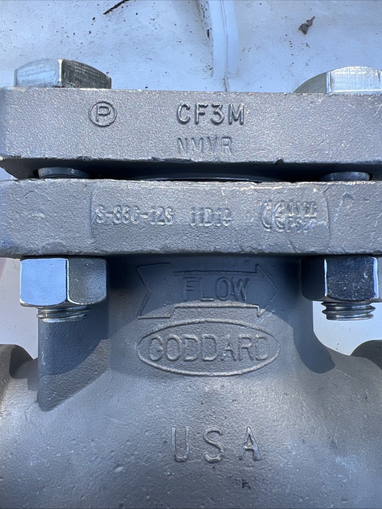 GODDARD 1-1/2” Check Valve CF3M