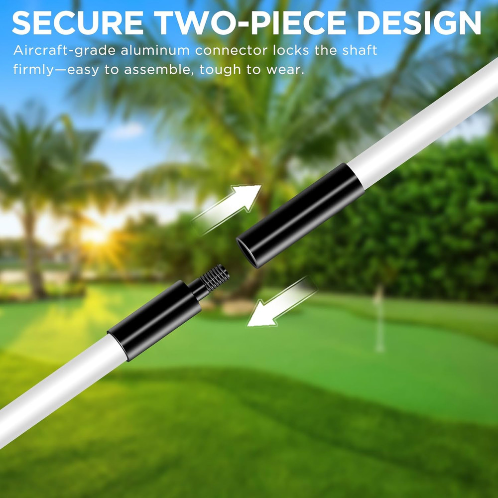 Adjustable Portable Golf Flagstick for Practice Putting Green