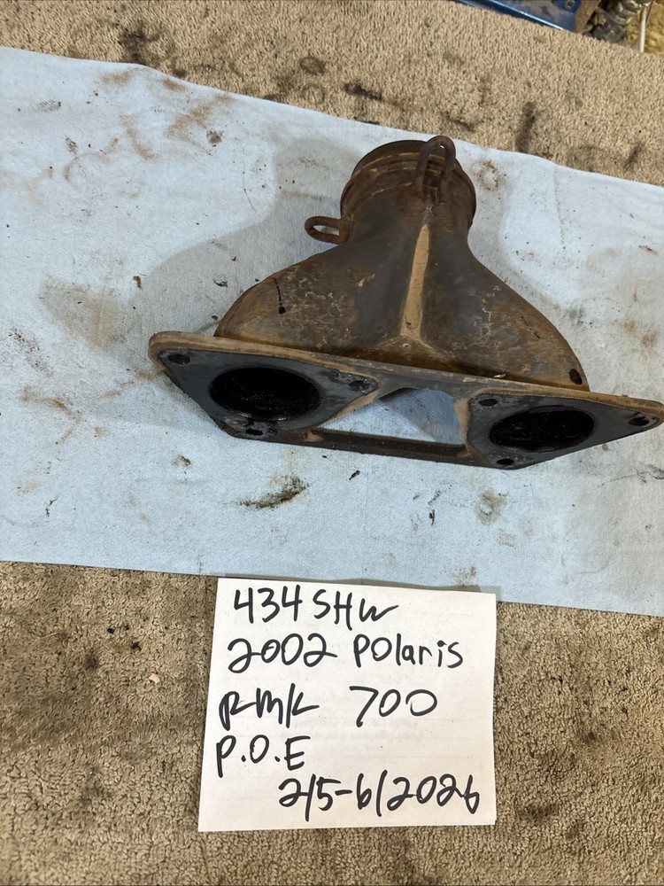 2002 Polaris RMK 700 exhaust header pipe manifold 434