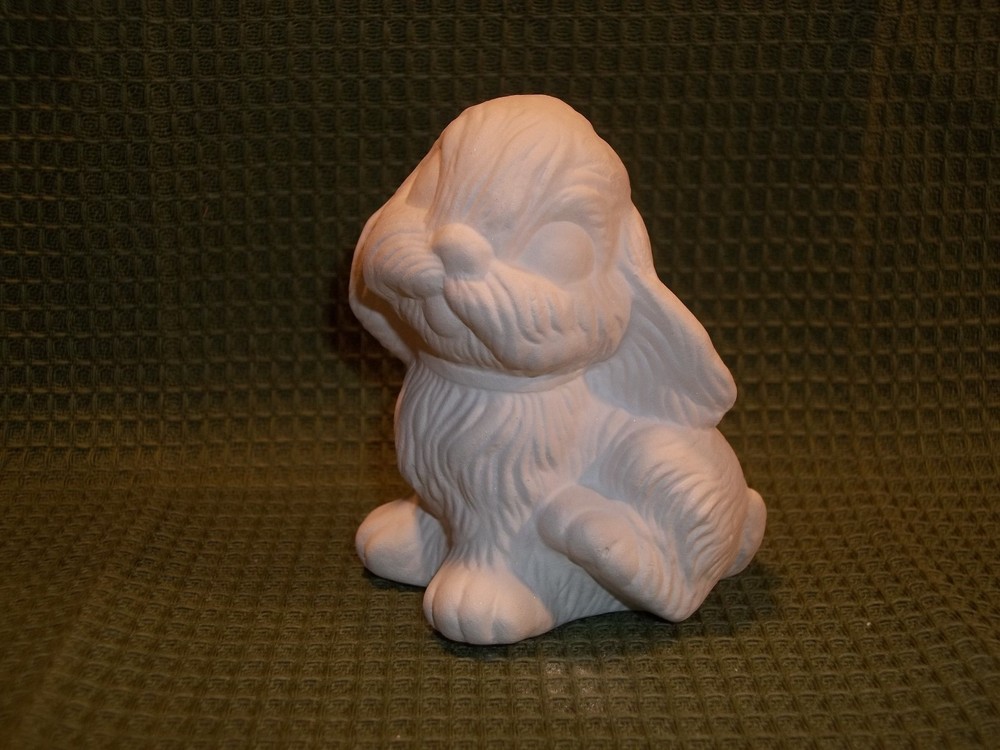 Puppy (Banjo) - Ceramic Bisque Ready to Paint