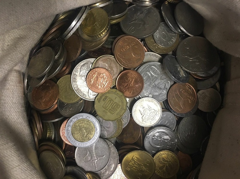 🔥 Lot 25 FOREIGN WORLD COINS + 7 Bank Notes .........🔥