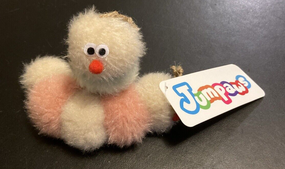 2 PK Jumpaws Kitten Caterpillar Catnip Toy