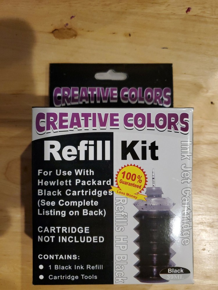 Creative Colors Refill Kit Black