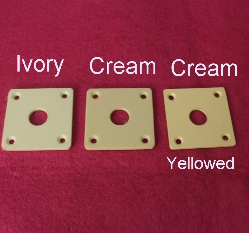 59 Les Paul Ivory Jack Plate For Gibson