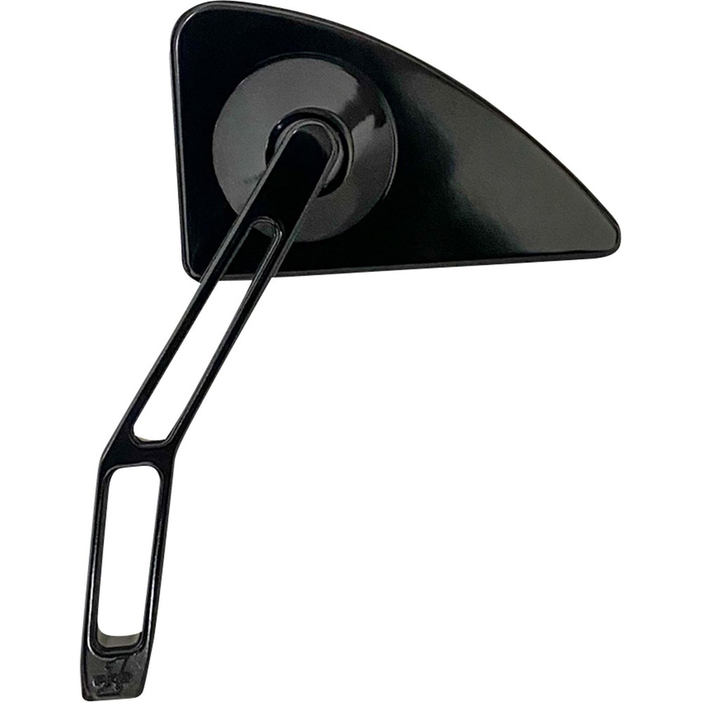 Pro One Mini Tear Drop Billet Mirror - Left - Black 102120B