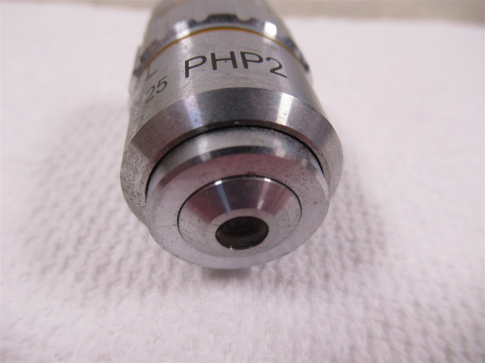 Jenco Inverted Compound Microscope Objective Lens PL L 10x PHP2 160mm 0.25