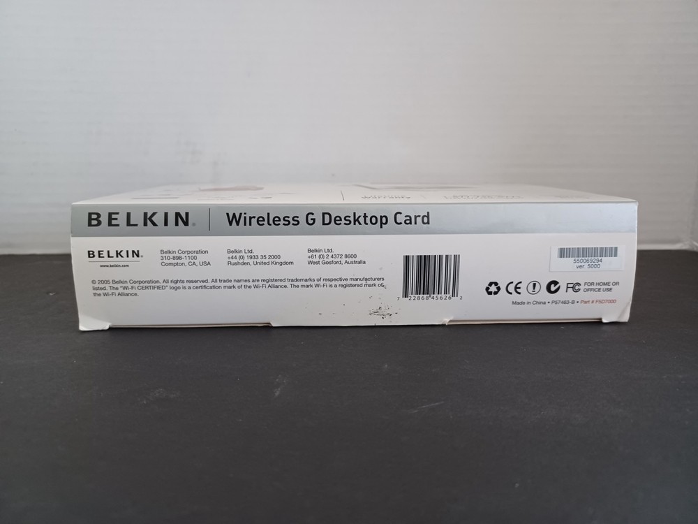 Belkin Wireless G Desktop Card