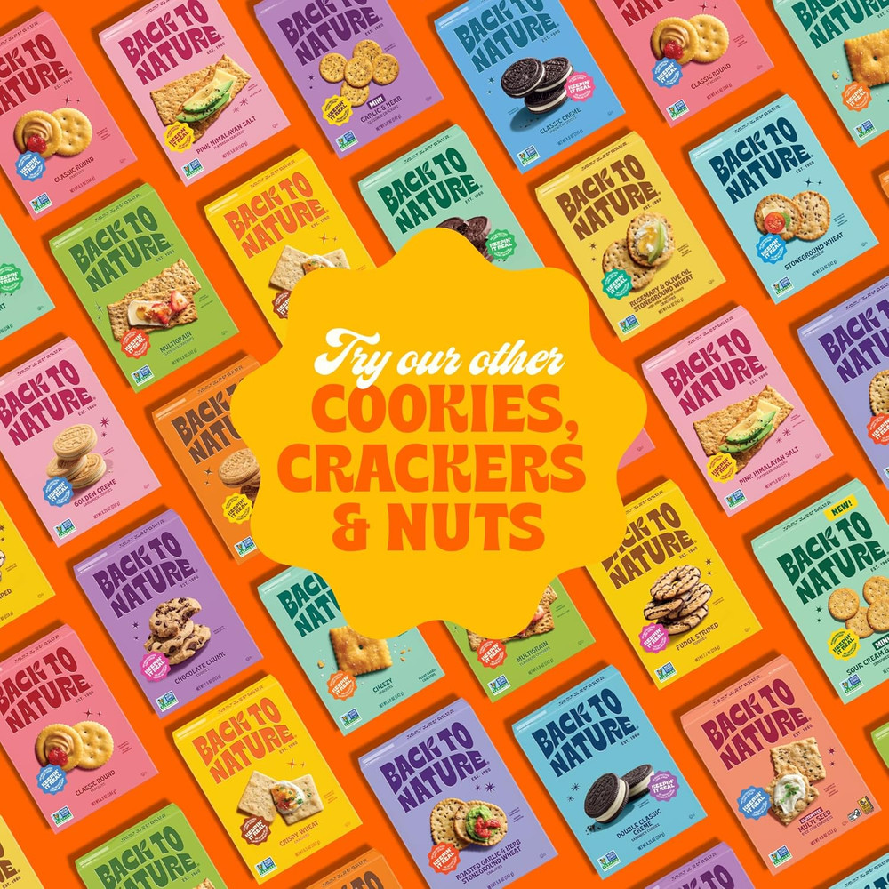 Crispy Wheat Crackers, Non-Gmo, Vegan Friendly Snack Cracker, Made with Wheat Fl