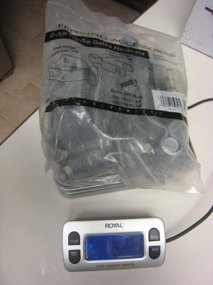 Drive Gate Hardware Kit  Midwest Air Technologies 2-3/8"