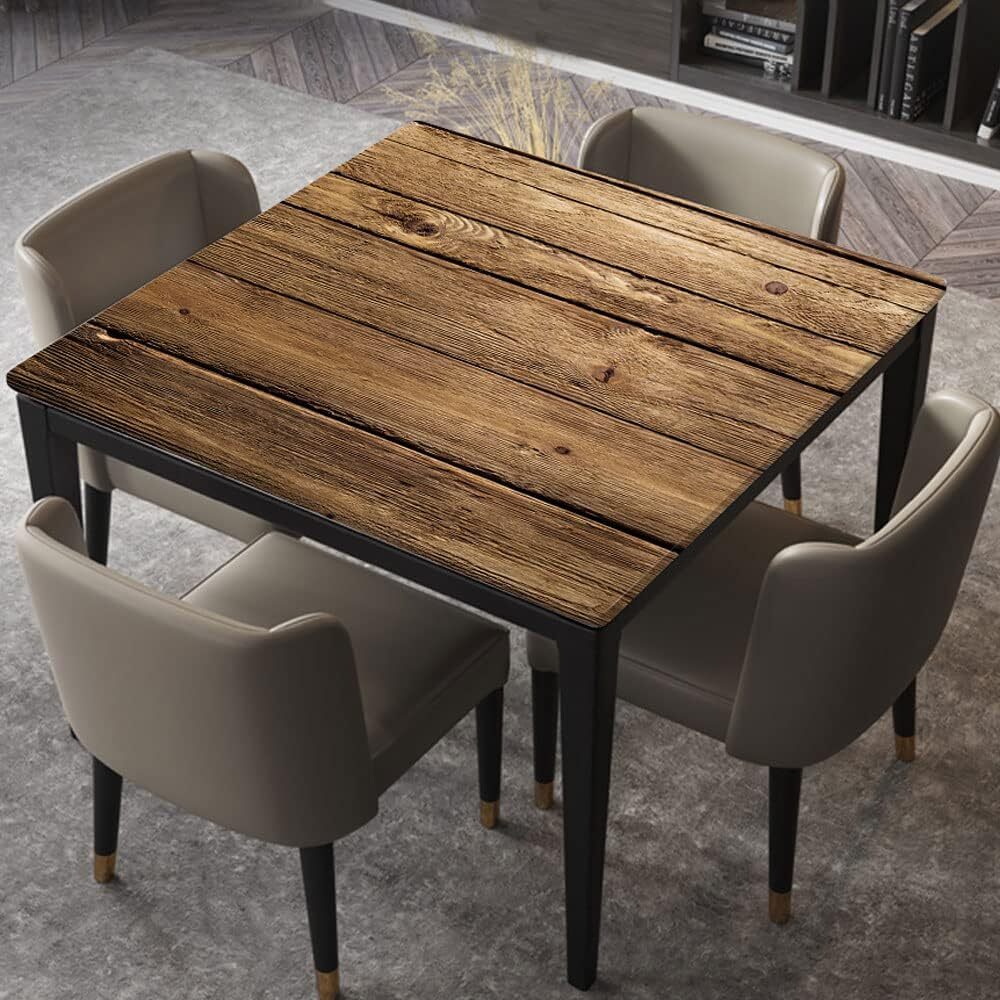 Square TableCloth Elastic Edged Fitted Table Cover Waterproof 100% Polyester