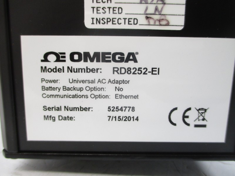 OMEGA RD8252-EI 9VDC NSMP
