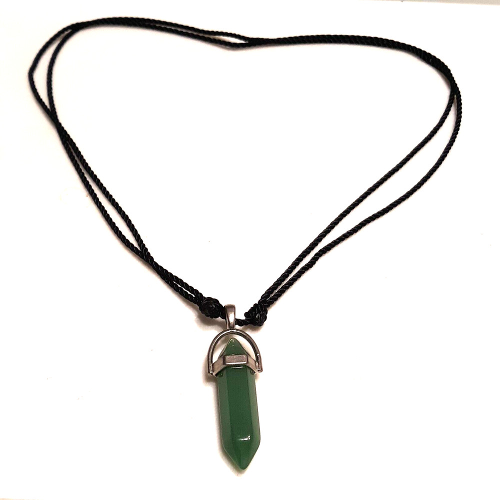 Adjustable Necklace Aventurine Pendant