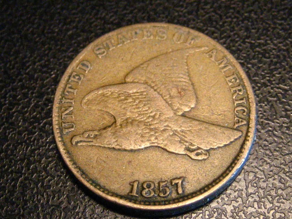 1857 Flying Eagle Cent VF